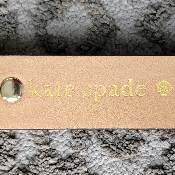 NWT-Kate Spade New York In The Loop Black Leather Belt-colored Embellishments main image 8